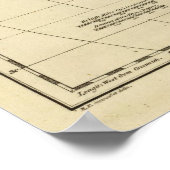 Afrika met grenzen poster (Hoek)