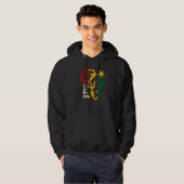 Afrika met zon Het zit in mijn DNA Hoodie (Voorkant volledig)