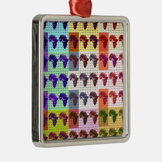 Afrika Metalen Ornament (Rechts)