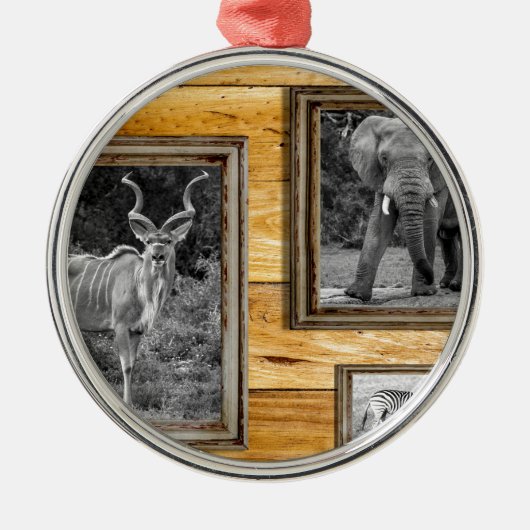 Afrika. Metalen Ornament (Voorkant)