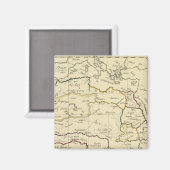 Afrika, Middellandse Zee Magneet (Voorkant / Achterkant)