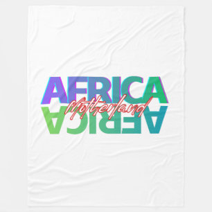AFRIKA: Moederland Fleece deken