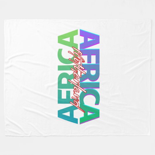 AFRIKA: Moederland | Fleece deken (Voorkant (Horizontaal))