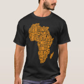 Afrika moet zich verenigen t-shirt (Voorkant)