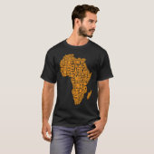 Afrika moet zich verenigen t-shirt (Voorkant volledig)