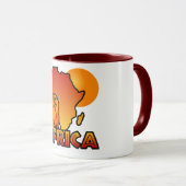 Afrika-mok - kies stijl en kleur mok (Voorkant rechts)
