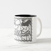 Afrika-mok Tweekleurige Koffiemok (Voorkant rechts)