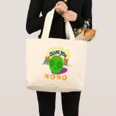 Afrika. Mooie olijfvrucht boodschappentas Grote Tote Bag (Voorkant (product))