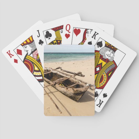 Afrika, Mozambique, Mogundula-eiland Pokerkaarten (Achterkant)