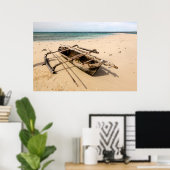 Afrika, Mozambique, Mogundula Island Poster (Thuiskantoor)