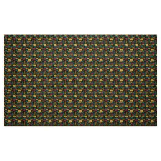 Afrika Multikleurig Stof (Fat Quarter)