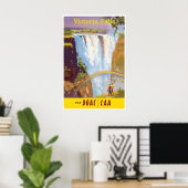 Afrika muurkunst Victoria Falls Reisposter Poster (Thuiskantoor)
