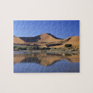 Afrika, Namibië, Namib Nationaal Park, Sossusvlei Legpuzzel