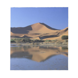 Afrika, Namibië, Namib Nationaal Park, Sossusvlei Notitieblok
