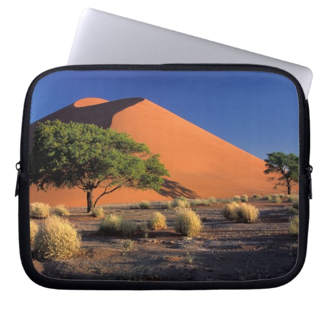 Afrika, Namibië, Namib-Naukluff Park, Sossosvlei Laptop Sleeve (Voorkant)