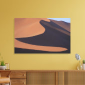 Afrika, Namibië, Namibwoestijn. Sossusvlei. Canvas Afdruk (Insitu (Woonkamer))