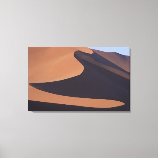 Afrika, Namibië, Namibwoestijn. Sossusvlei. Canvas Afdruk (Voorkant)