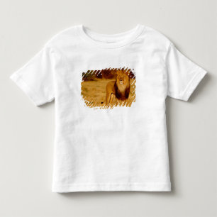 Afrika, Namibië, Okonjima. Eenzame mannelijke leeu Kinder Shirts