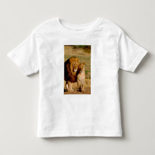 Afrika, Namibië, Okonjima. Leeuw & leeuwin Kinder Shirts