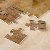 Afrika, Namibië, Okonjima. Leeuw & leeuwin Legpuzzel (Zijkant)