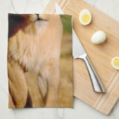 Afrika, Namibië, Okonjima. Leeuwen en leeuwen Theedoek (Quarter Fold)