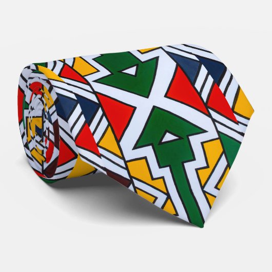 Afrika Ndebele Cultuur Zakelijke kleding Stropdas (Opgerold)
