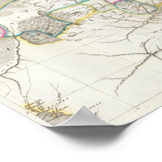 Afrika noordoostelijk poster (Hoek)