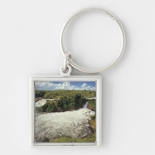 Afrika, Oeganda, Murchison Herfsten NP. De ijskap Sleutelhanger (Voorkant)