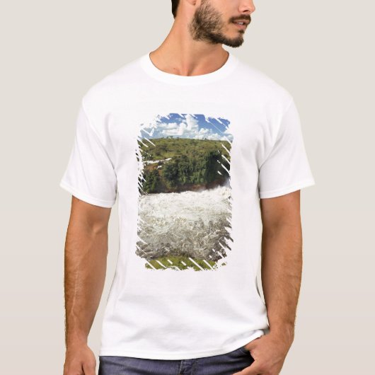 Afrika, Oeganda, Nationaal park Murchison Falls. H T-shirt (Voorkant)
