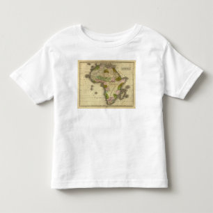 Afrika Olney-kaart Kinder Shirts
