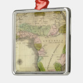 Afrika Olney-kaart Metalen Ornament (Links)