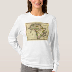 Afrika Olney-kaart T-shirt