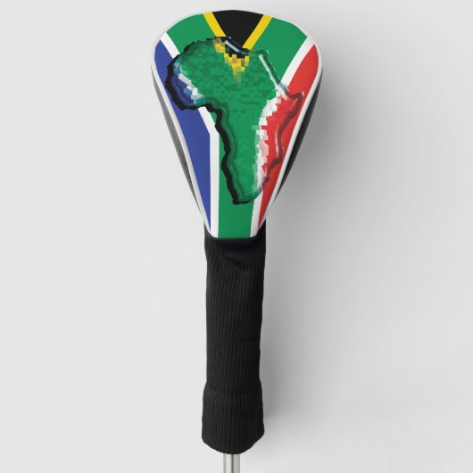 Afrika onder de vlag van Zuid-Afrika Golfheadcover (Voorkant)