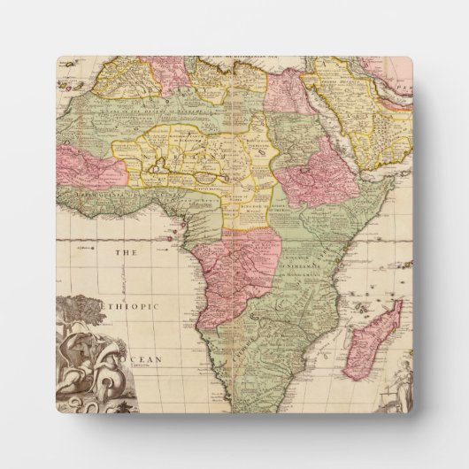Afrika ongeveer 1725 fotoplaat (Voorkant)