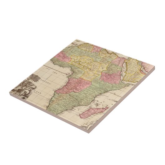Afrika ongeveer 1725 tegeltje (Zijkant)