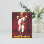 AFRIKA (ontwerp van Mojisola Gbadamosi) Briefkaart (Staand voorkant)