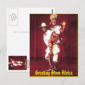 AFRIKA (ontwerp van Mojisola Gbadamosi) Briefkaart (Voorkant / Achterkant)