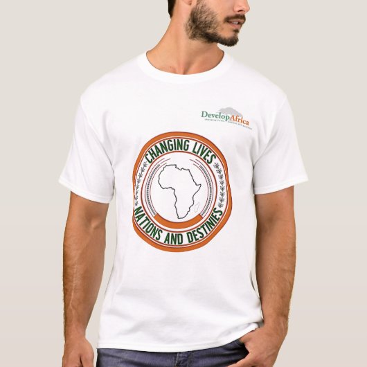 Afrika ontwikkelen tot shirt met Crest (Voorkant)