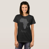 Afrika opnemen naar Azië T-shirt (Voorkant volledig)