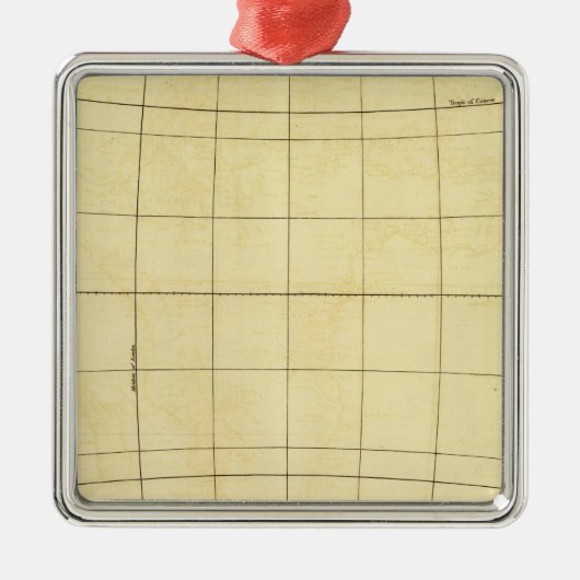 Afrika-overzicht Metalen Ornament (Voorkant)