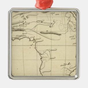 Afrika-overzicht Metalen Ornament