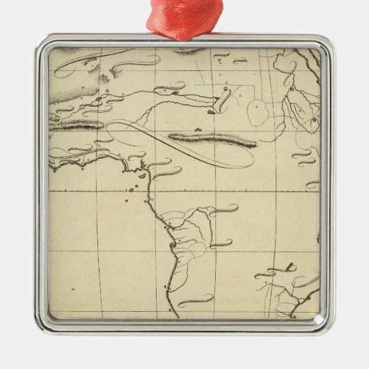 Afrika-overzicht Metalen Ornament (Voorkant)