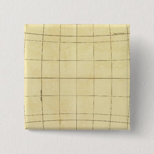 Afrika-overzicht Vierkante Button 5,1 Cm (Voorkant)