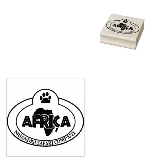 Afrika Paspoortstempel Rubberstempel (Gestempeld)