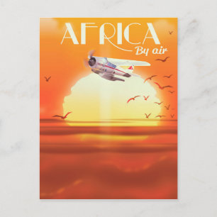 Afrika Per Lucht Briefkaart