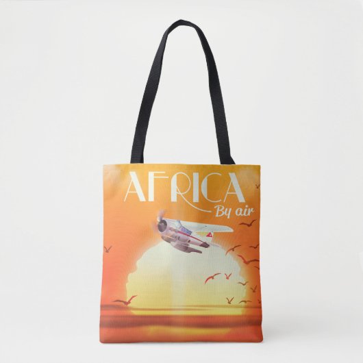 Afrika Per Lucht Tote Bag (Voorkant)