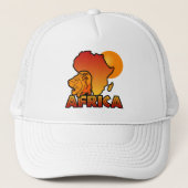 Afrika-pet - kies kleur trucker pet (Voorkant)