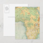 Afrika Physical 10506 Briefkaart (Voorkant / Achterkant)