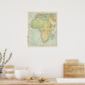 Afrika Physical 10506 Poster (Keuken)