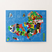 Afrika-plattegrond Legpuzzel (Horizontaal)